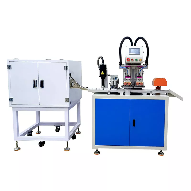 প্লাজমা চিকিত্সা সহ 2 রঙের বোতল ক্যাপ প্যাড প্রিন্টার