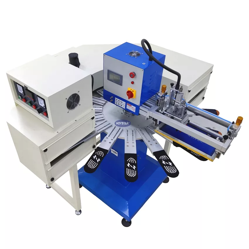 বড় সাইজের মোজা সিল্ক স্ক্রিন প্রিন্টিং মেশিন